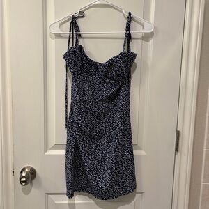 Floral Blue Dress